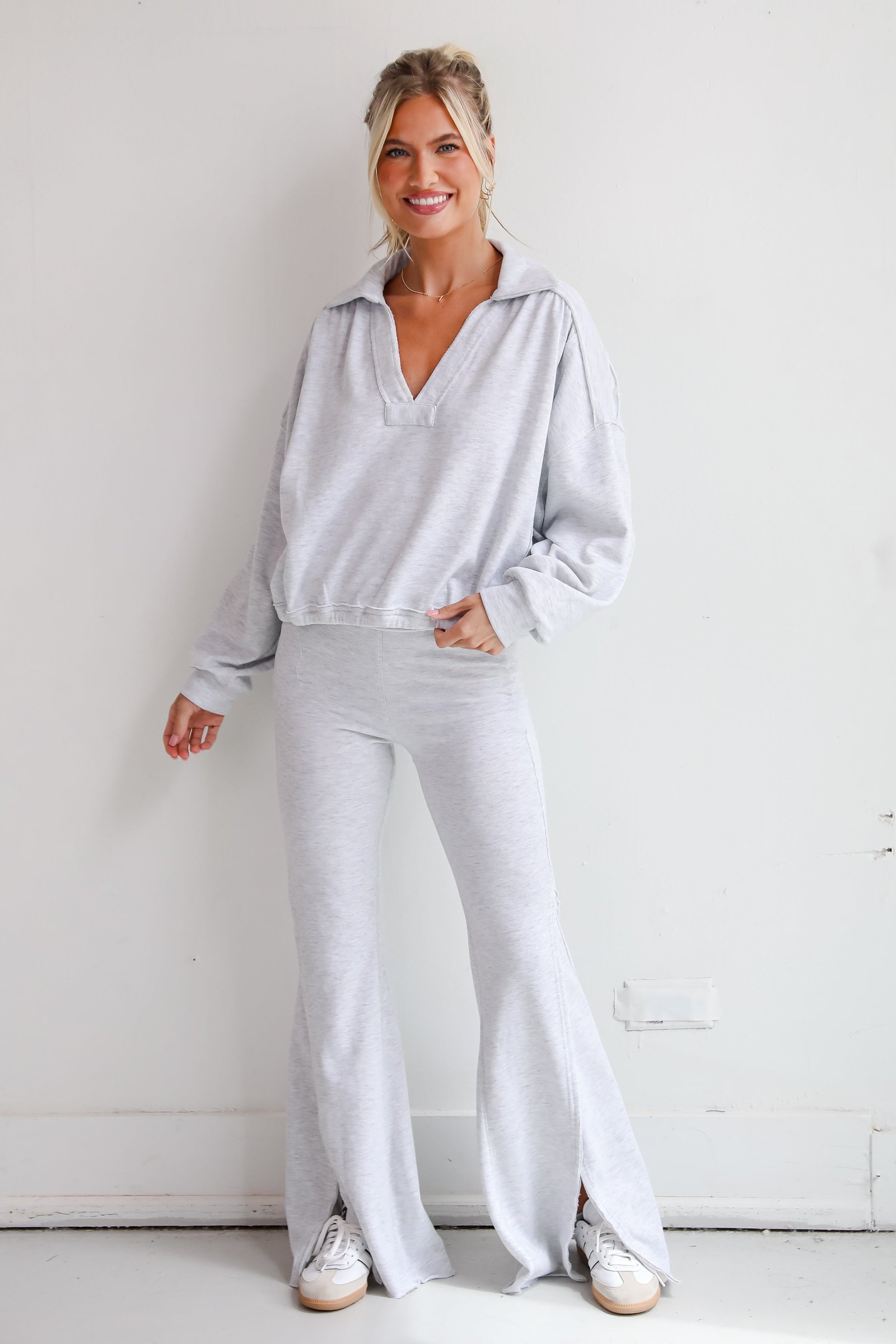 Cuddly Delight Flared Sweatpants ZT20